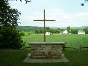 Cross at Whispering Pines Worship Area