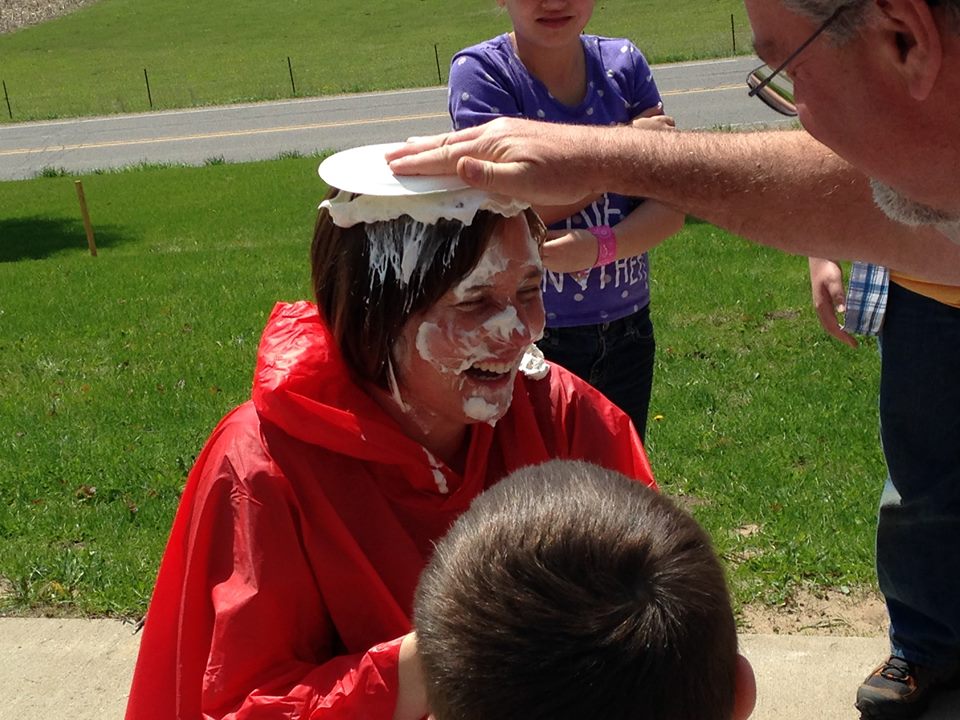 Pic of Pie on face