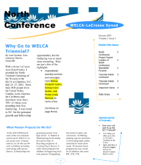 WELCA January 2015 Newsletter