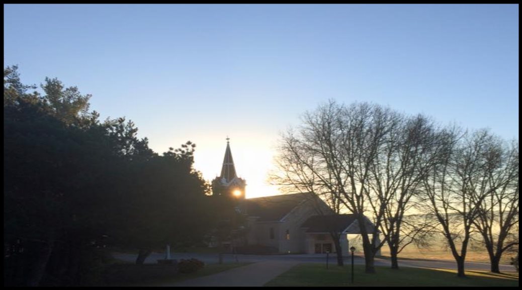 Sun through HCLC Steeple