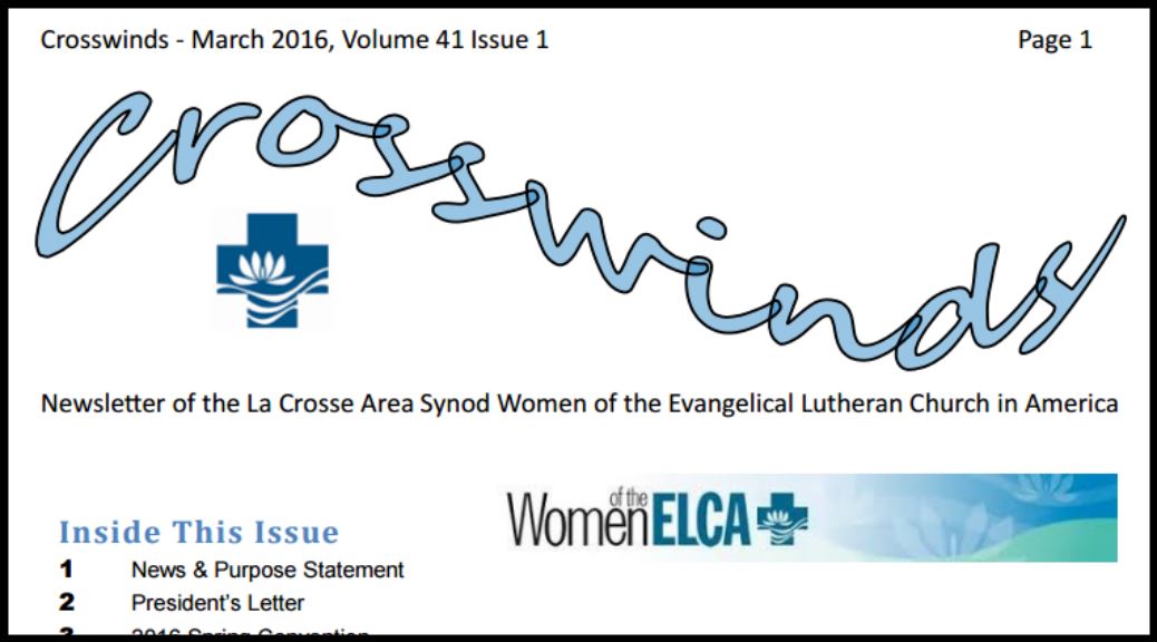 Crosswinds March 2016